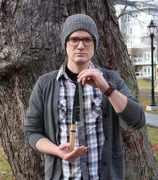 Jordan with his re-handled funayuki.