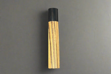 Teak Wa-Handle w/Black Buffalo Horn Collar - Thecooksedges