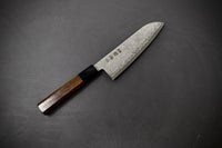 Hikari SLD Damascus Kuro Santoku 170mm