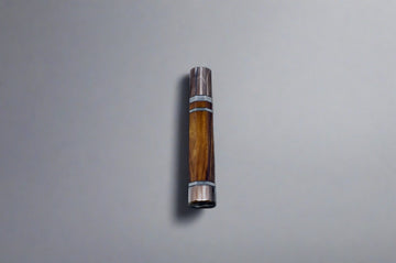Desert Ironwood w/Marble Horn Collar & Silver Spacers - Thecooksedges