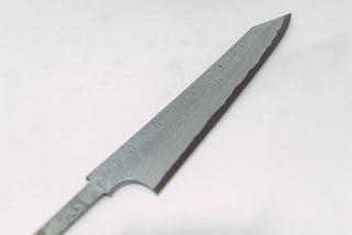 Nigara Hamono Kurozome Damascus Kiritsuke Yanagiba 240mm(Blade Only) - Thecooksedges