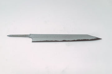 Nigara Hamono Kurozome Damascus Kiritsuke Yanagiba 300mm(Blade Only) - Thecooksedges