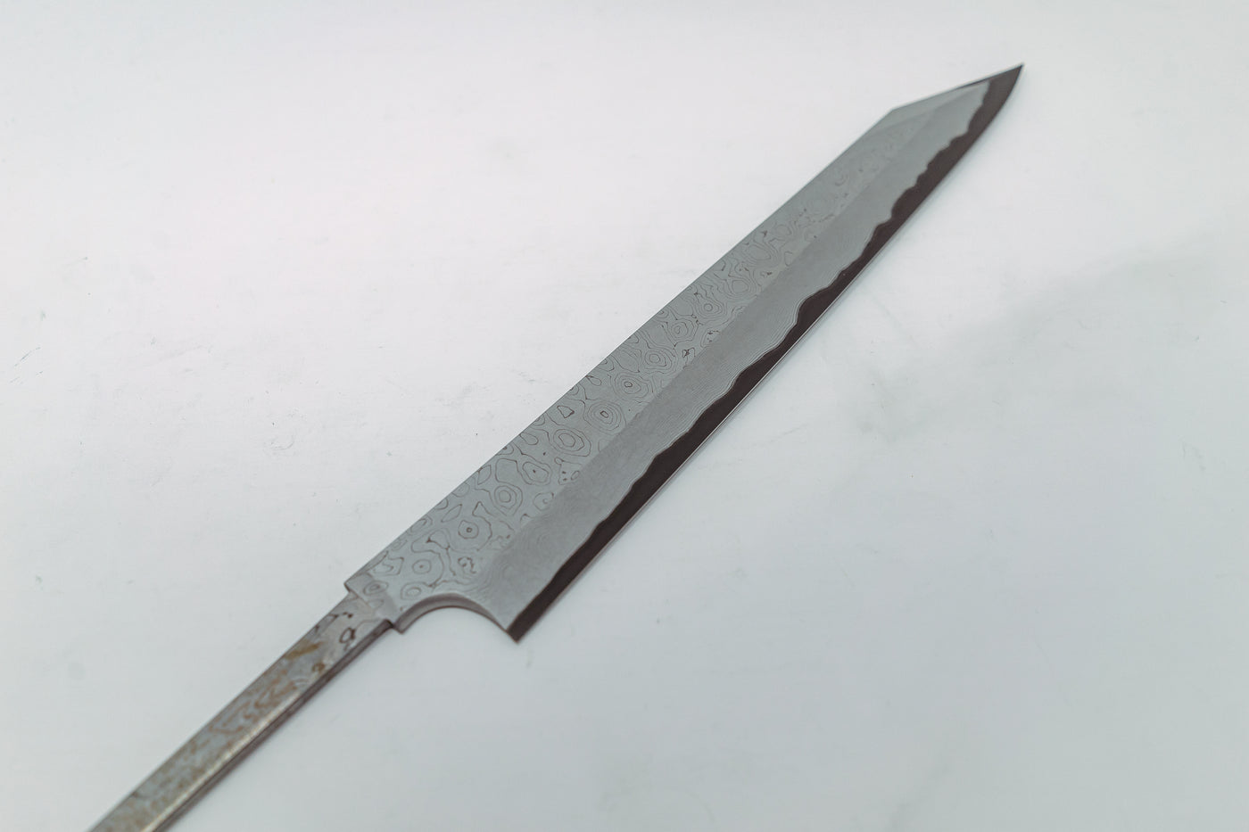 Nigara Hamono Kurozome Damascus Kiritsuke Yanagiba 300mm(Blade Only) - Thecooksedges