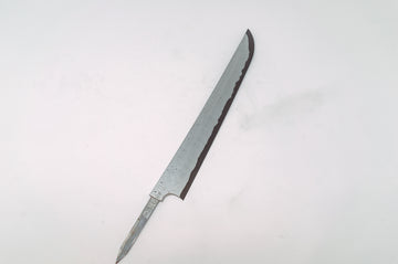 Nigara Hamono Kurozome Damascus Sakimaru Yanagiba 300mm(Blade Only) - Thecooksedges