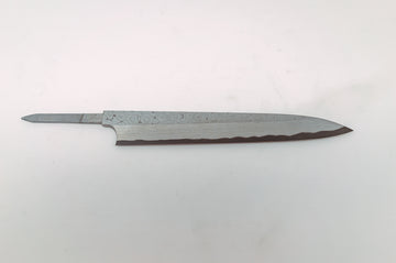 Nigara Hamono Kurozome Damascus Yanagiba 240mm(Blade Only) - Thecooksedges