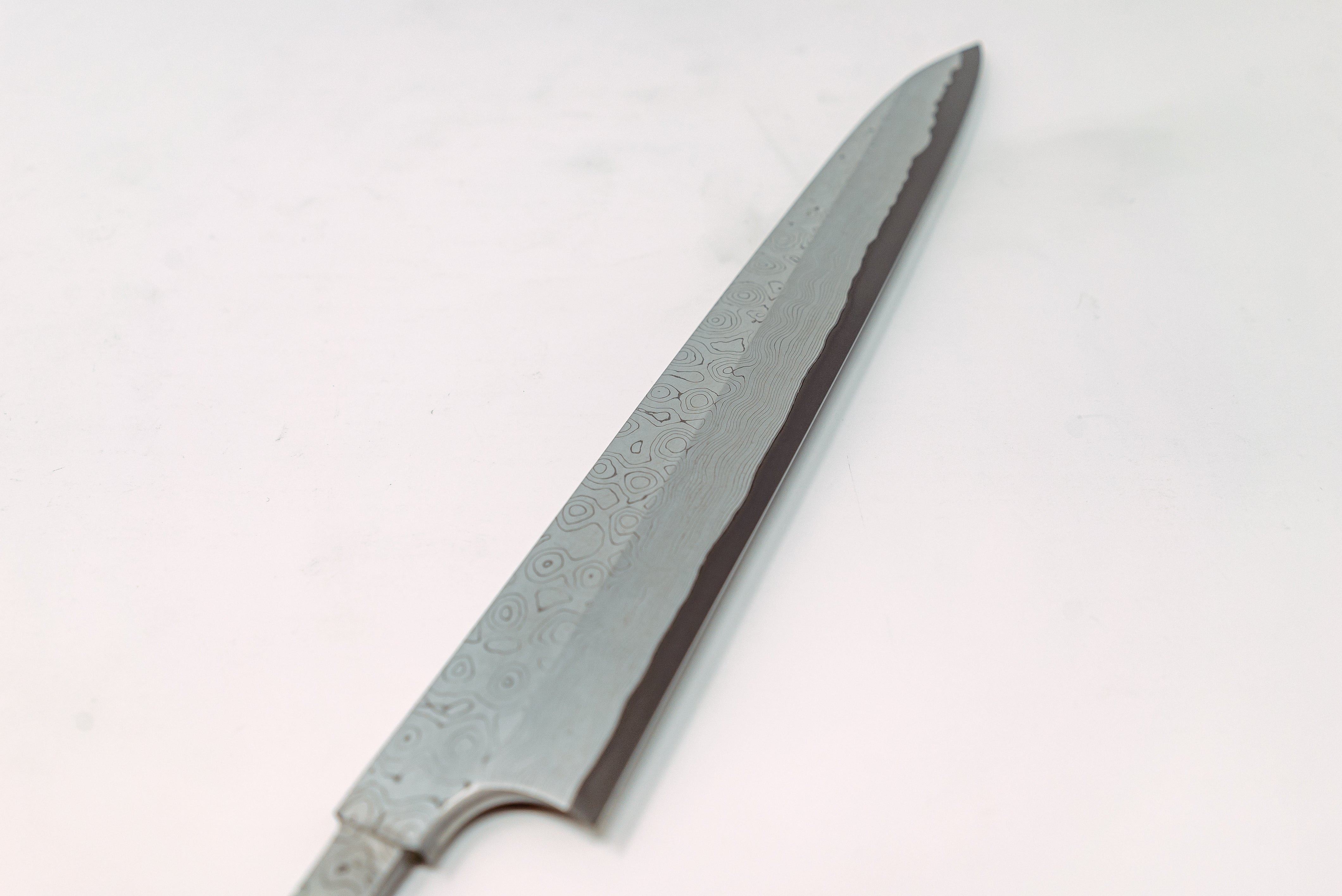 Nigara Hamono Kurozome Damascus Yanagiba 270mm(Blade Only) - Thecooksedges