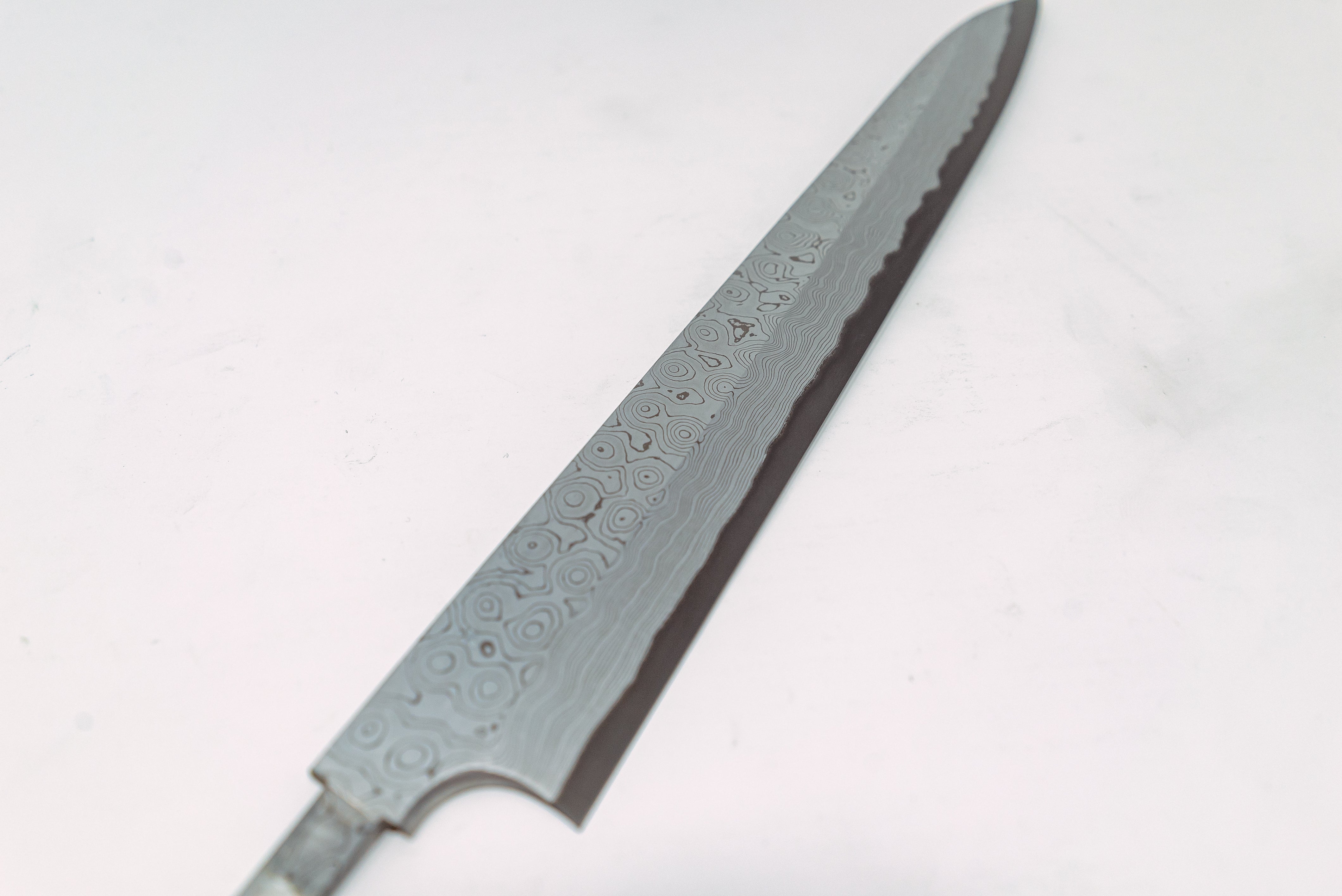 Nigara Hamono Kurozome Damascus Yanagiba 300mm (Blade Only) - Thecooksedges