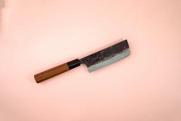 Blue #2 Kurouchi Small Nakiri 120mm - Thecooksedges