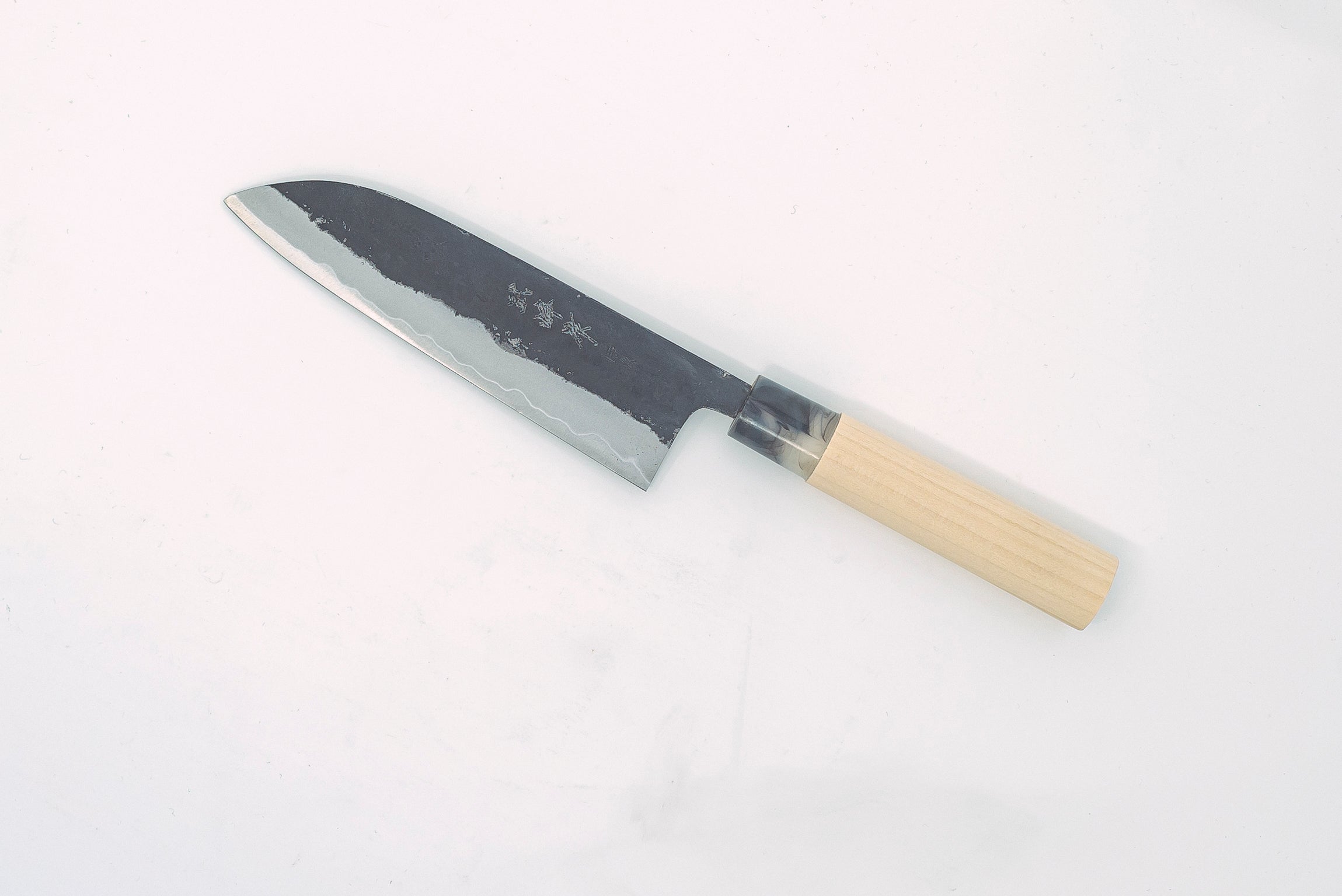 Buho Kurouchi Santoku 165mm - Thecooksedges
