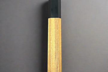 Teak Wa-Handle w/Black Buffalo Horn Collar - Thecooksedges