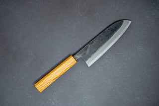 Fujimoto Kurouchi Forged Santoku 165mm - Thecooksedges
