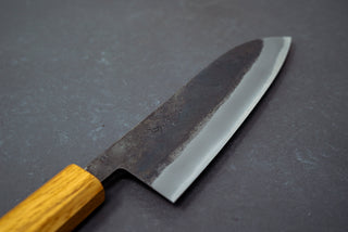 Fujimoto Kurouchi Forged Santoku 165mm - Thecooksedges