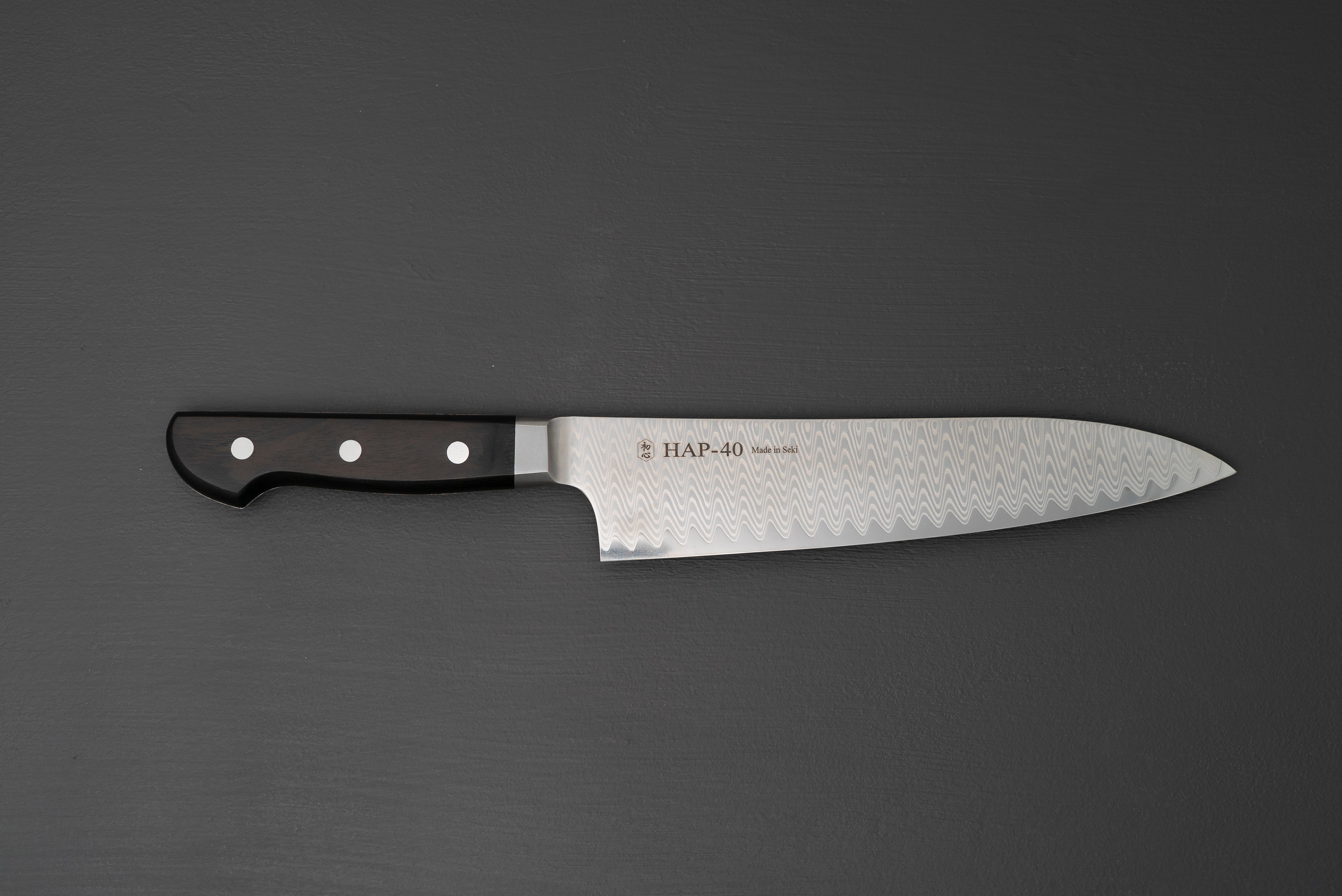 Hatsukokoro Hayabusa Damascus HAP40 Gyuto 210mm - Thecooksedges