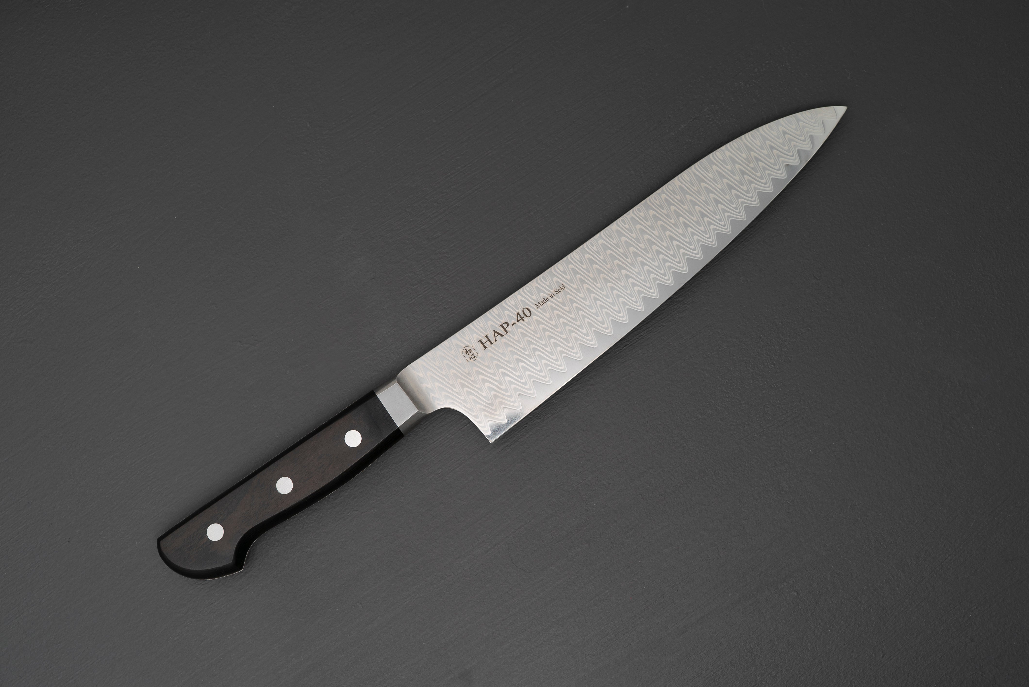 Hatsukokoro Hayabusa Damascus HAP40 Gyuto 210mm - Thecooksedges