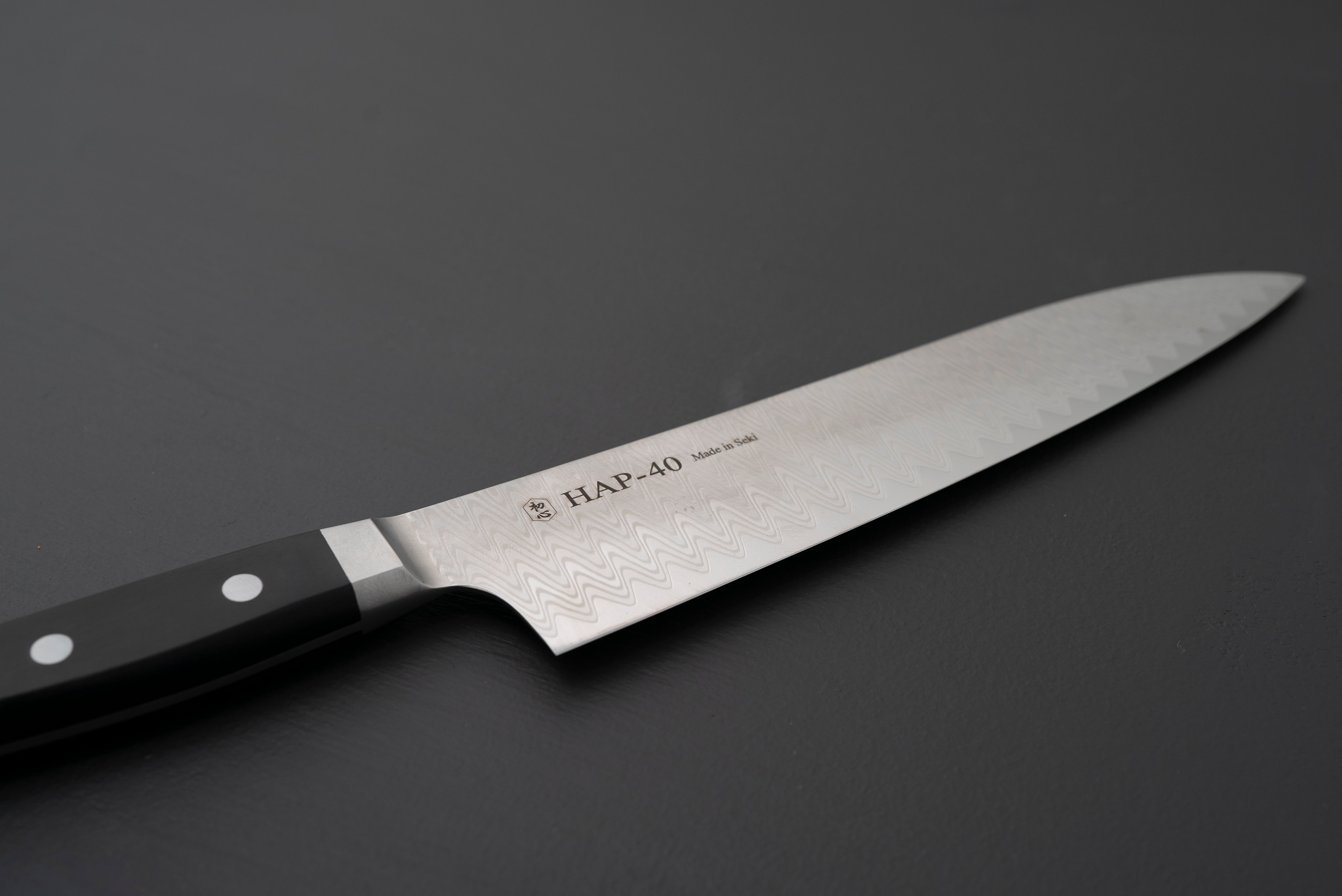 Hatsukokoro Hayabusa Damascus HAP40 Gyuto 210mm - Thecooksedges