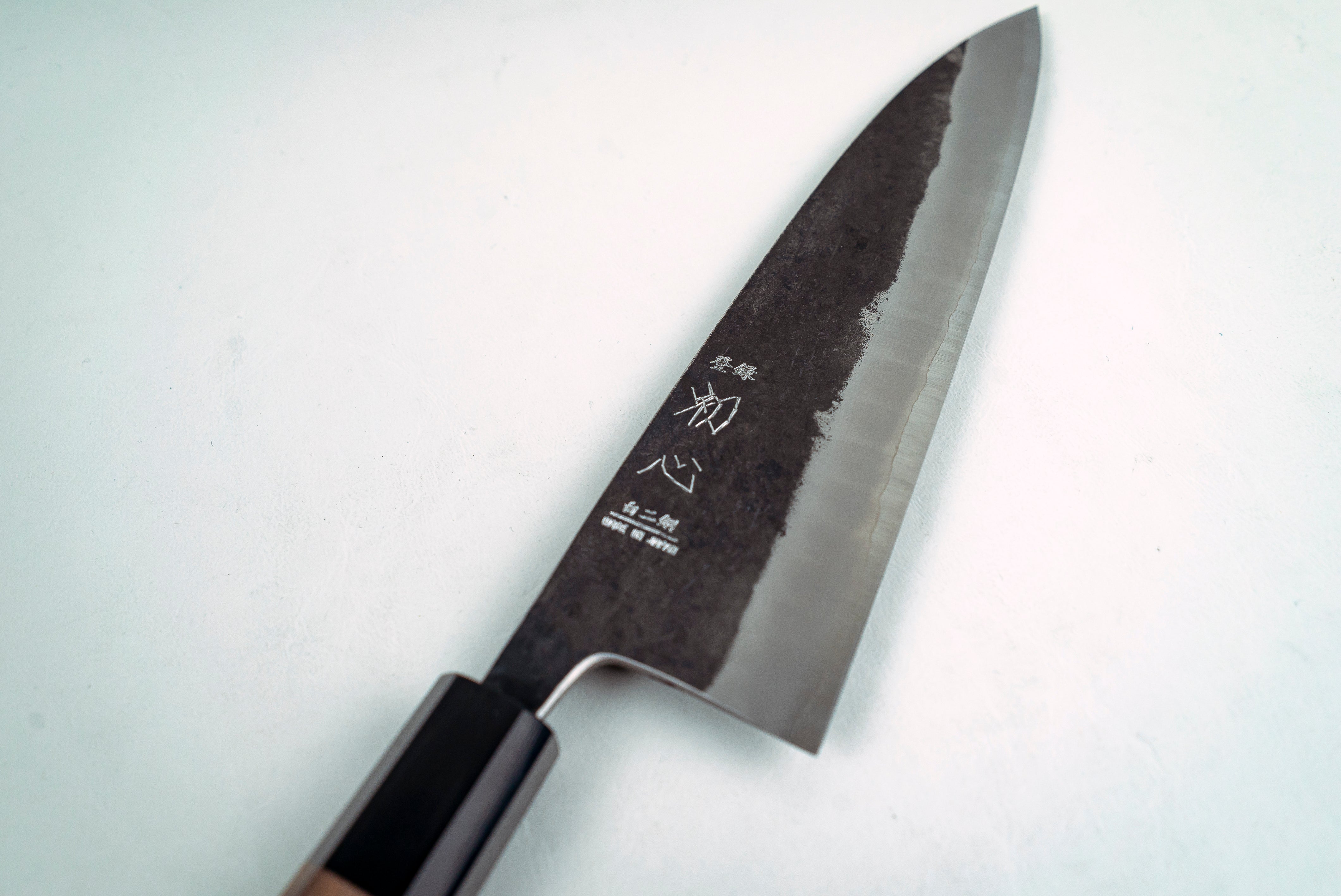 Kurokaze White#2 Kurouchi Gyuto 210mm - Thecooksedges