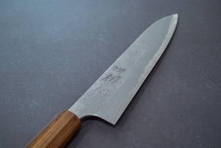 Hatsukokoro Blue#2 Nashiji Damascus Gyuto 240mm - Thecooksedges