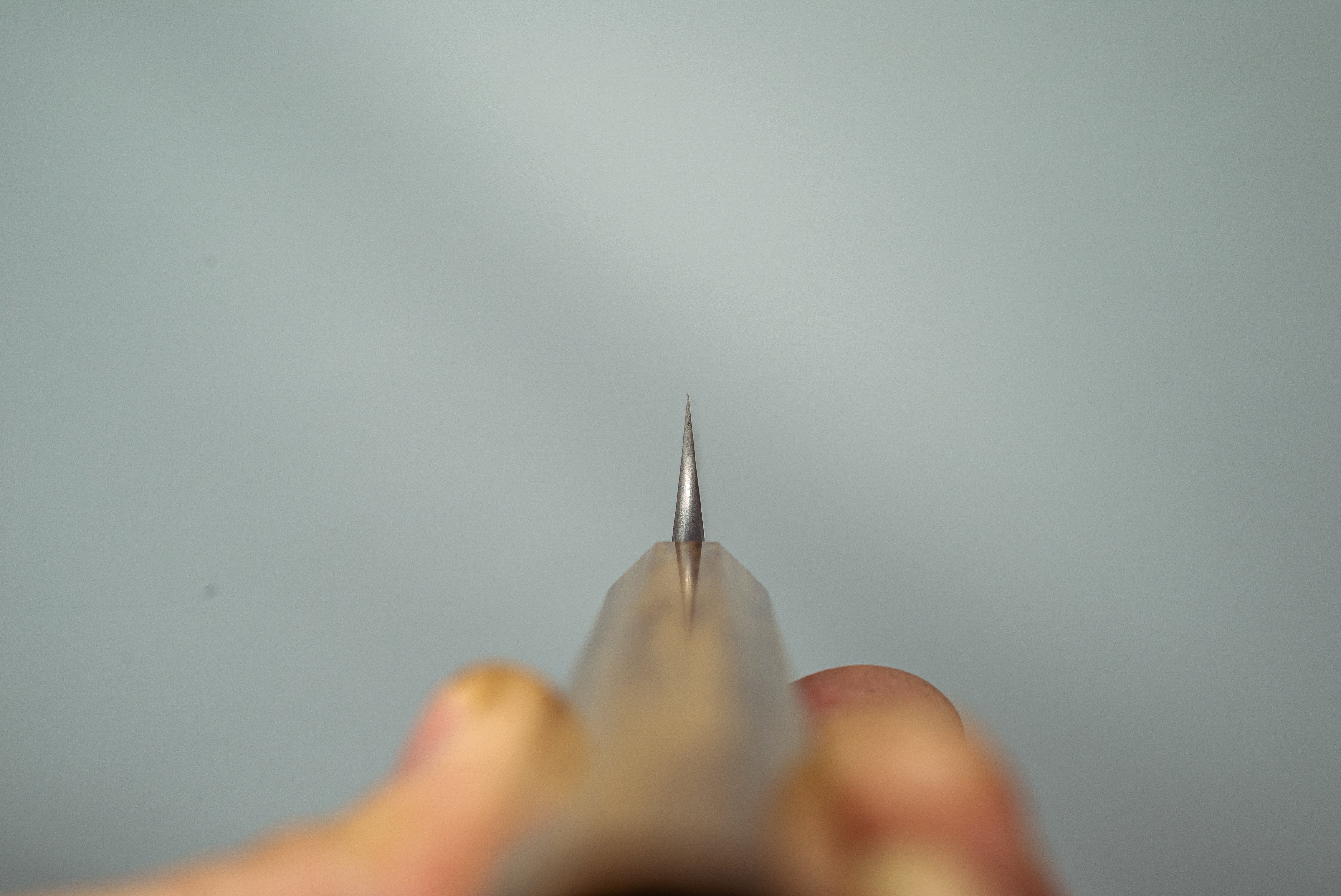 Hatsukokoro Blue#2 Nashiji Damascus petty 150mm - Thecooksedges