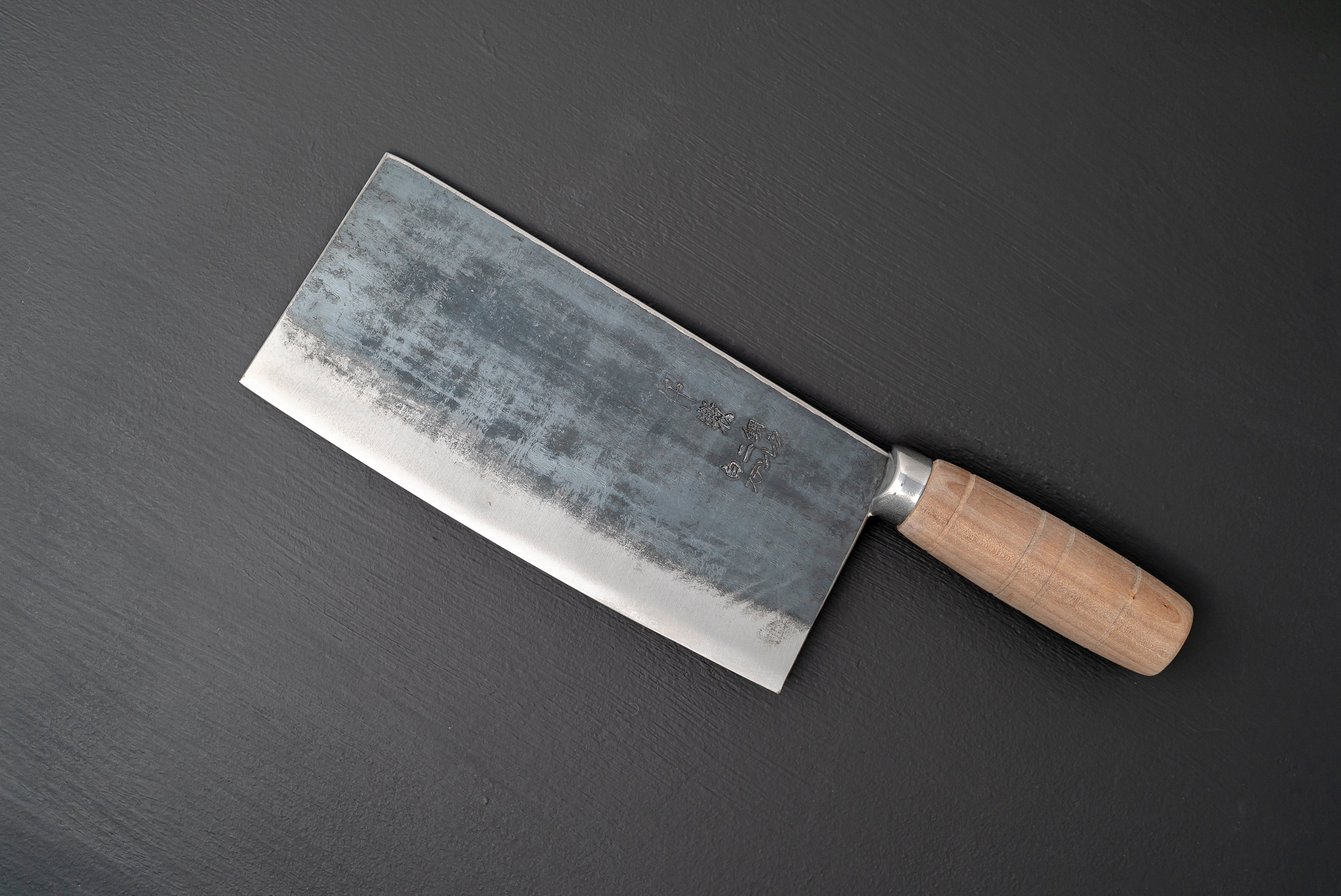 Sentan White2 Stainelss Clad Chinese Cleaver 200mm - Thecooksedges