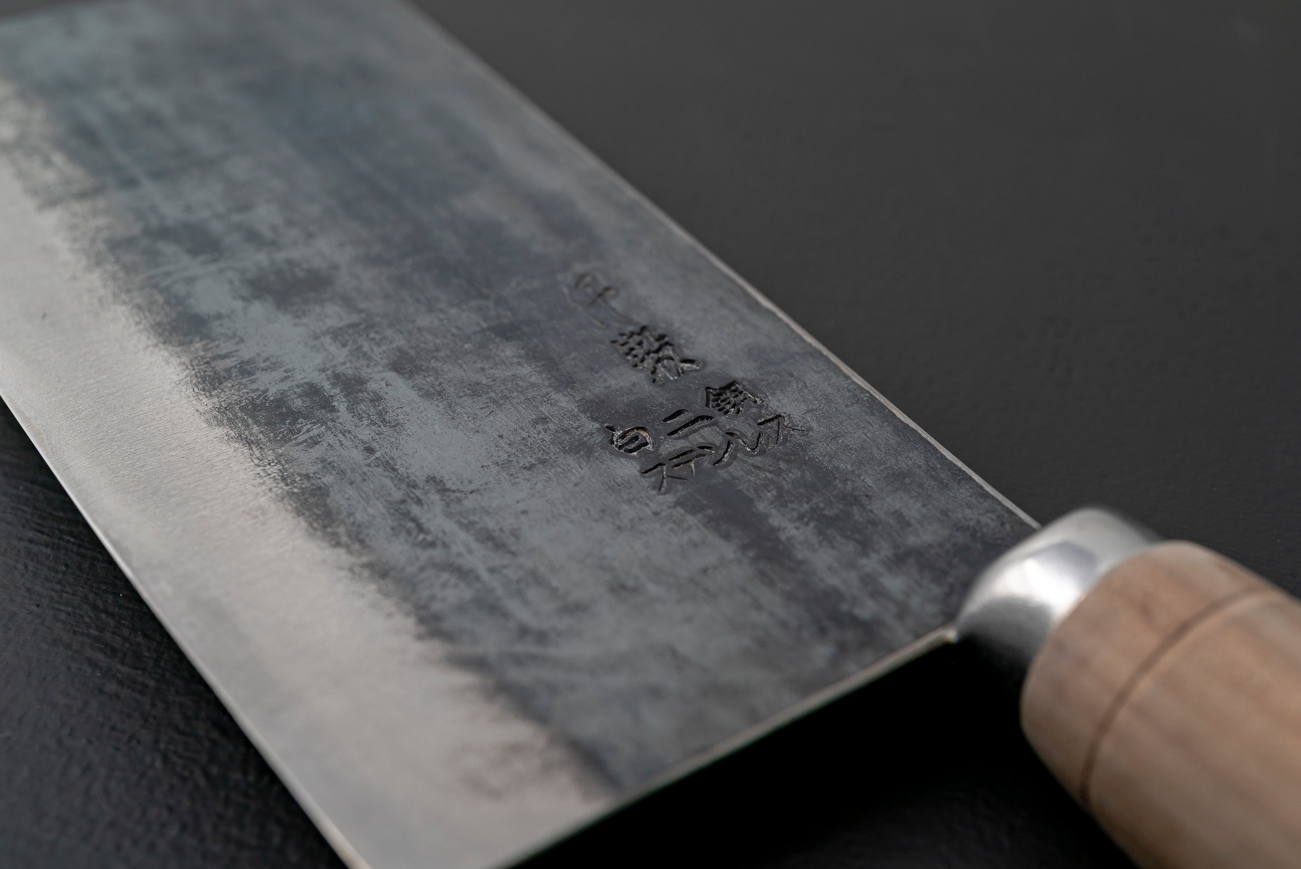 Sentan White2 Stainelss Clad Chinese Cleaver 200mm - Thecooksedges