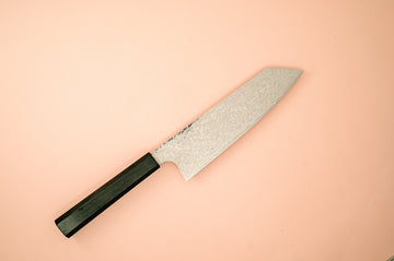 Hatsukokoro Ginga34 Nickel Damascus Bunka 170mm - Thecooksedges