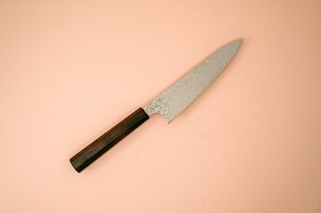 Hatsukokoro Ginga34 Nickle Damascus Petty 150mm - Thecooksedges