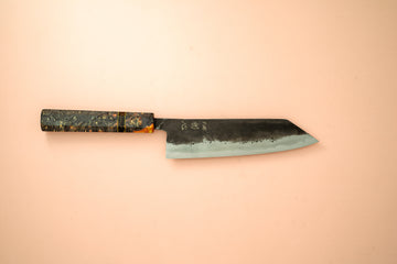 Hatsukokoro Kurogane Bunka 165mm (Refinished by Marcel) - Thecooksedges