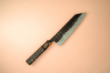 Hatsukokoro Kurogane Bunka 165mm (Refinished by Marcel) - Thecooksedges