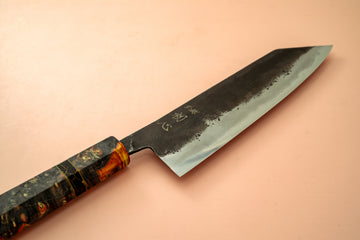 Hatsukokoro Kurogane Bunka 165mm (Refinished by Marcel) - Thecooksedges