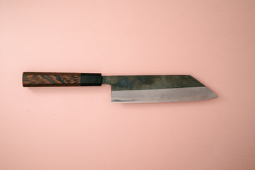Hatsukokoro Kurosagi AS Kurouchi Bunka 180mm - Thecooksedges