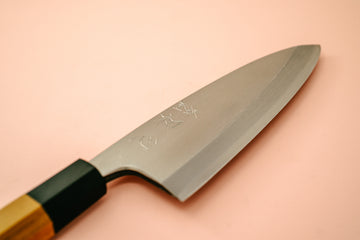 Hatsukokoro Shirasagi Silver 3 Deba 180mm - Thecooksedges
