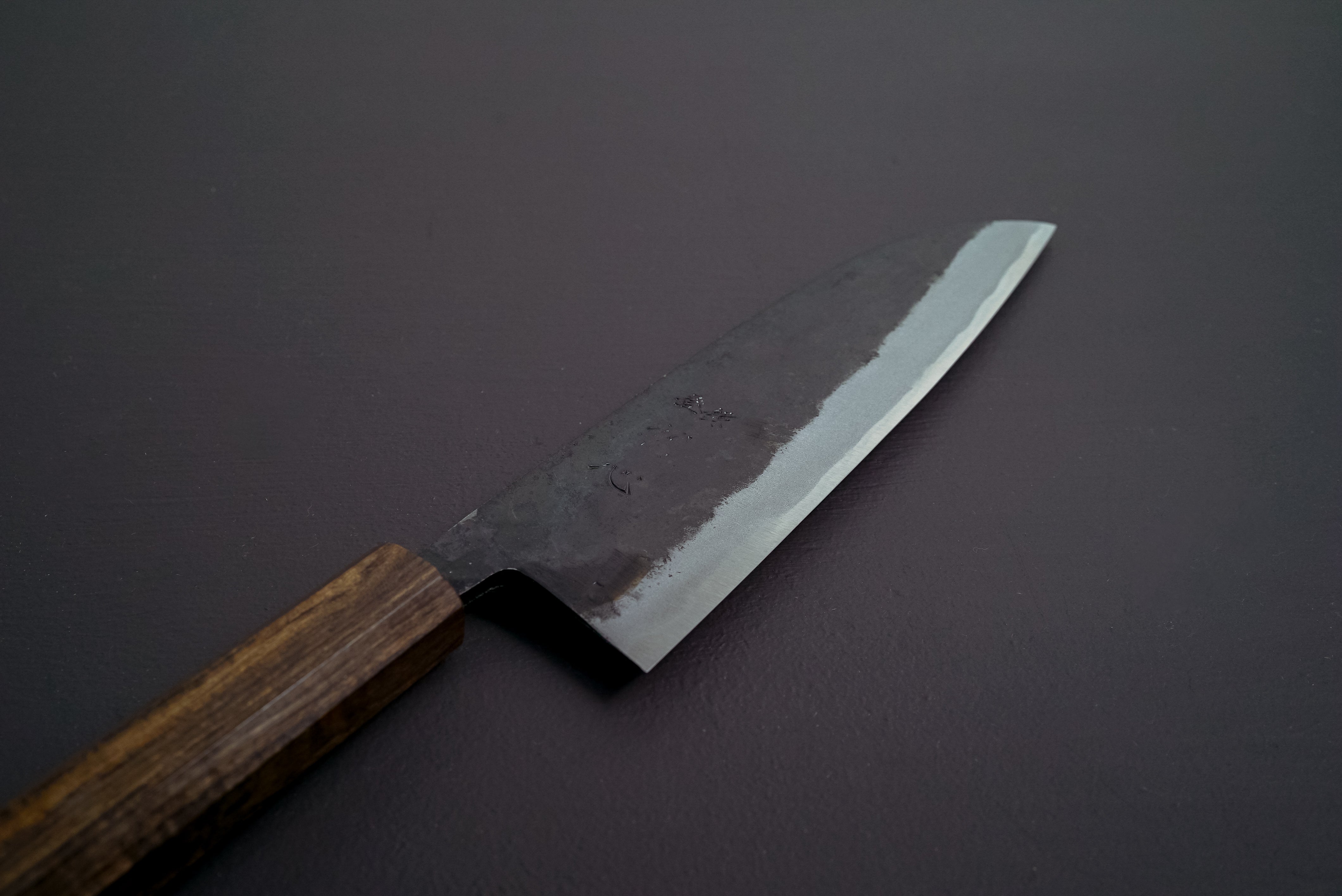 Hatsukokoro Sumi Blue2 Kurouchi Santoku 165mm