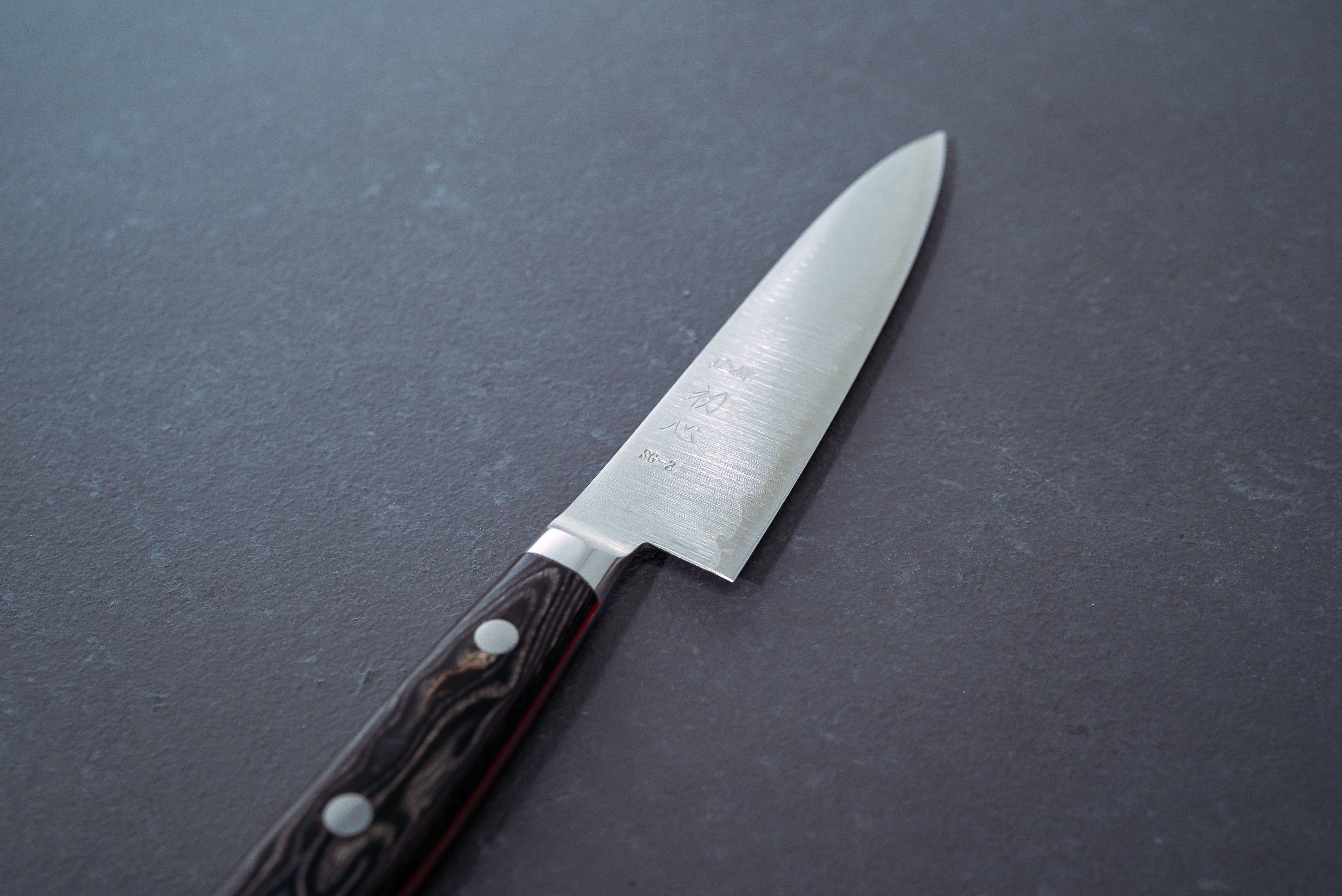 Hatsukokoro Hayabusa SG2 Migaki Petty 120mm - Thecooksedges