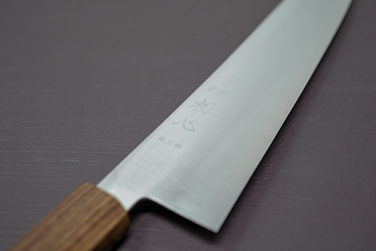 Hayabusa Silver3 Migaki Kiritsuke 210mm - Thecooksedges