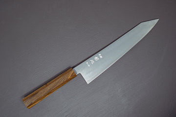 Hayabusa Silver3 Migaki Kiritsuke 240mm - Thecooksedges