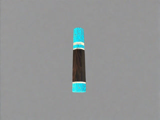 Ebony w/Turquoise Collar & Silver Spacers - Thecooksedges