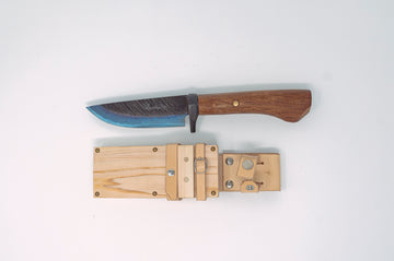 Shotaro Imai W2 San-Mai Outdoor Knife 110mm - Thecooksedges