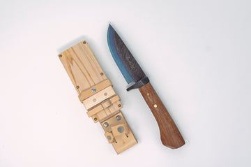 Shotaro Imai W2 San-Mai Outdoor Knife 110mm - Thecooksedges