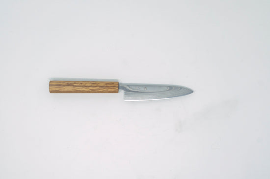 Sakai kikumori 10A Damascus Petty 135mm - Thecooksedges