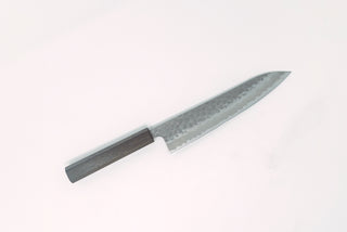Sakai Kikumori NDW W2 Gyuto 210mm w/ Black Oak Handle - Thecooksedges