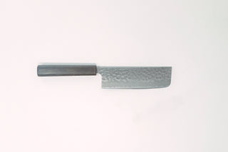 Sakai Kikumori NDW W2 Nakiri 165mm w/ Black Oak Handle - Thecooksedges