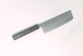 Sakai Kikumori NDW W2 Nakiri 165mm w/ Black Oak Handle - Thecooksedges