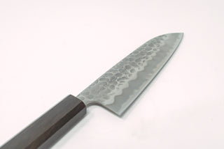 Sakai Kikumori NDW W2 Santoku 165mm w/ Black Oak Handle - Thecooksedges