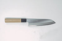 Sakai Kikumori Q-AS Santoku 180mm w/Magnolia Handle - Thecooksedges