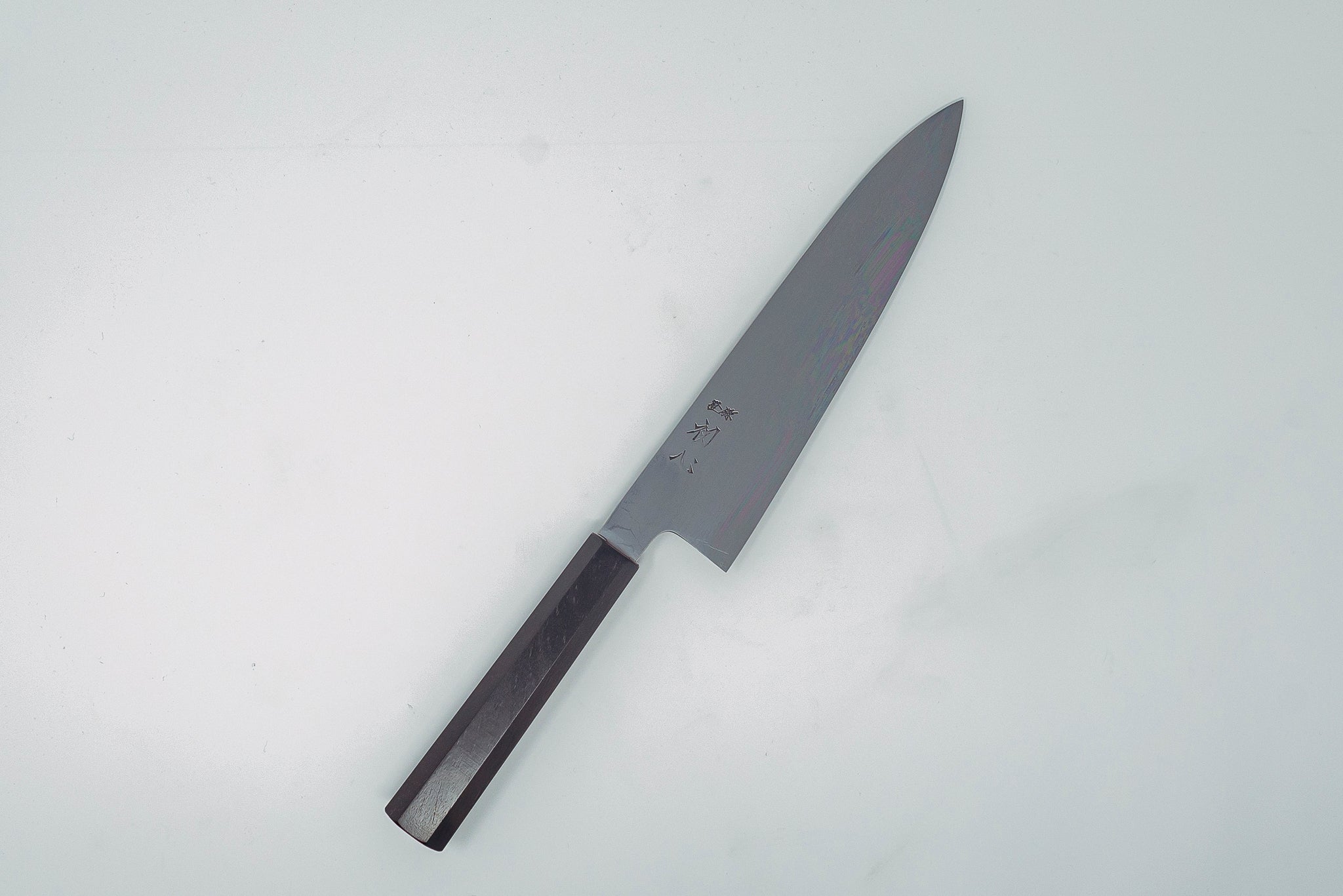 Hatsukokoro Komorebi Damascus Blue#1 Gyuto 210mm (scratch and dent) - Thecooksedges