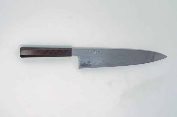 Hatsukokoro Komorebi Damascus Blue#1 Gyuto 240mm (Scratch and Dent) - Thecooksedges