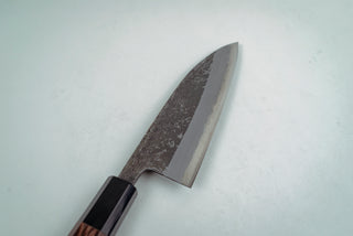 Hatsukokoro Kurosagi AS Kurouchi Santoku 165mm - Thecooksedges