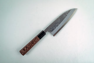 Hatsukokoro Kurosagi AS Kurouchi Santoku 165mm - Thecooksedges