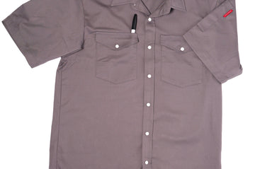 Medium Rare Mechanic Short Sleeve Charcoal Grey - Thecooksedges