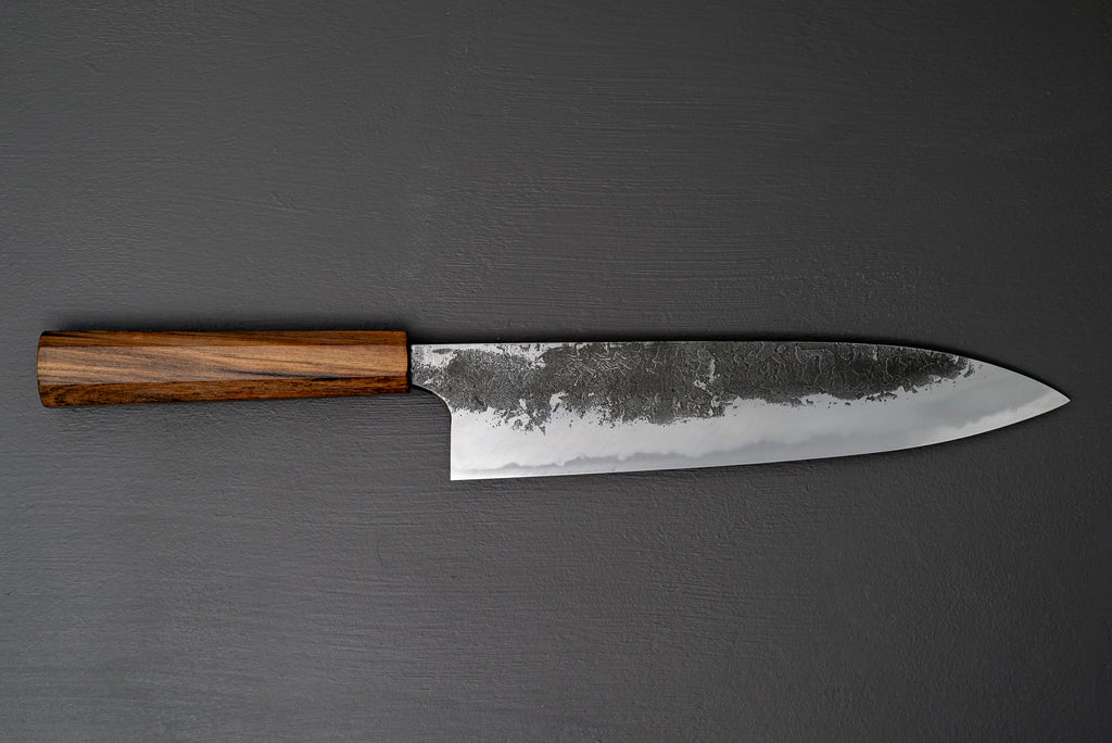 Mazaki White#2 Kurouchi Gyuto 240mm - Thecooksedges